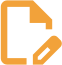 pencil and paper icon