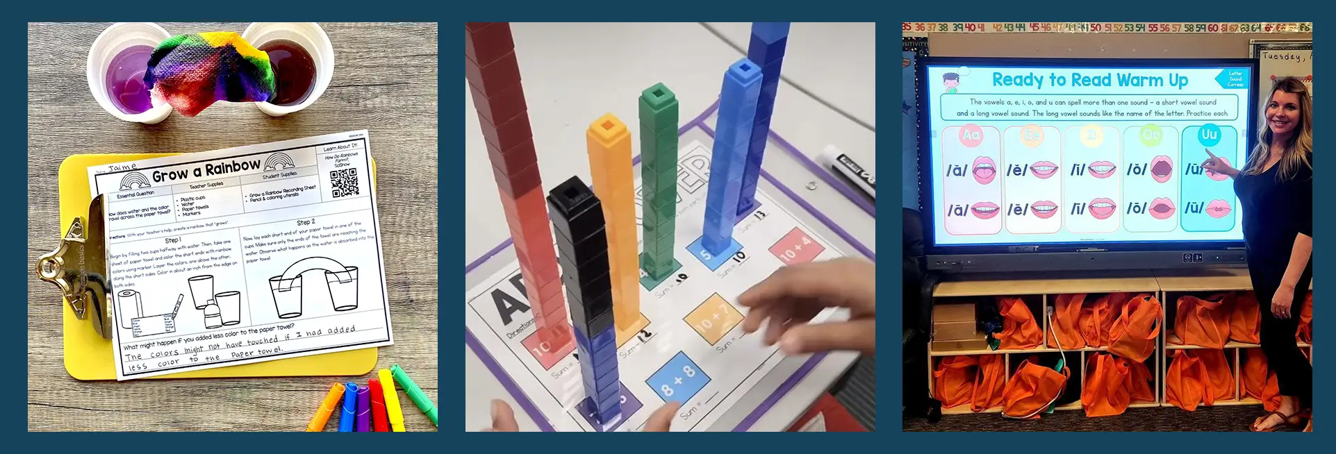 3 image row